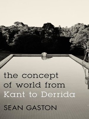 cover image of The Concept of World from Kant to Derrida